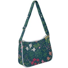 Spring Design  Zip Up Shoulder Bag by AlexandrouPrints