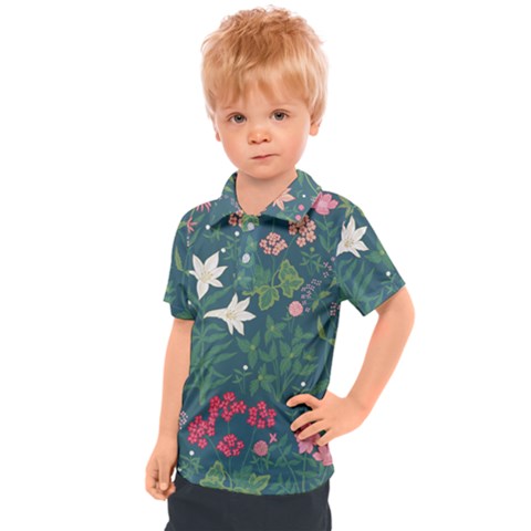 Spring Design  Kids  Polo T-shirt by AlexandrouPrints