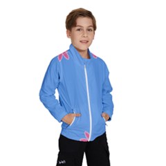 Flowers Space Frame Ornament Kids  Windbreaker