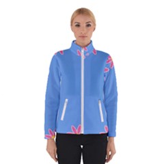 Flowers Space Frame Ornament Women s Bomber Jacket