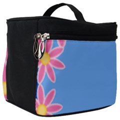 Flowers Space Frame Ornament Make Up Travel Bag (big)