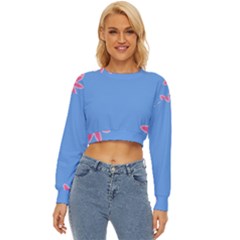 Flowers Space Frame Ornament Lightweight Long Sleeve Sweatshirt