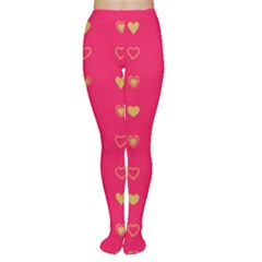 Illustrations Heart Pattern Design Tights