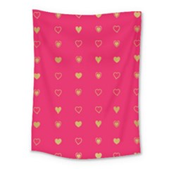 Illustrations Heart Pattern Design Medium Tapestry