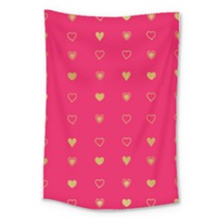 Illustrations Heart Pattern Design Large Tapestry