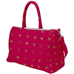 Illustrations Heart Pattern Design Duffel Travel Bag