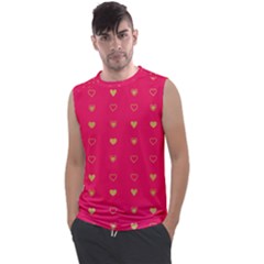 Illustrations Heart Pattern Design Men s Regular Tank Top