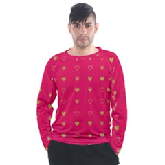 Illustrations Heart Pattern Design Men s Long Sleeve Raglan T-shirt