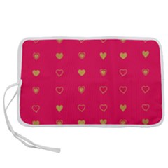 Illustrations Heart Pattern Design Pen Storage Case (s)