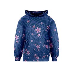 Flowers Floral Background Kids  Pullover Hoodie