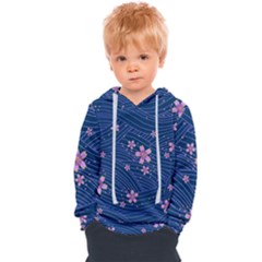 Flowers Floral Background Kids  Overhead Hoodie