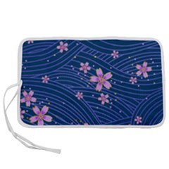 Flowers Floral Background Pen Storage Case (m)