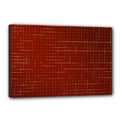 Grid Background Pattern Wallpaper Canvas 18  X 12  (stretched)