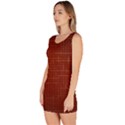 Grid Background Pattern Wallpaper Bodycon Dress View2