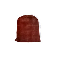 Grid Background Pattern Wallpaper Drawstring Pouch (small)