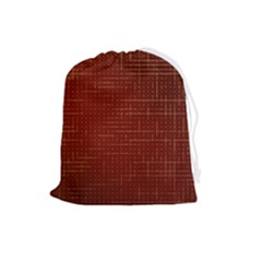 Grid Background Pattern Wallpaper Drawstring Pouch (large)