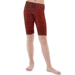 Grid Background Pattern Wallpaper Kids  Mid Length Swim Shorts