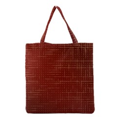 Grid Background Pattern Wallpaper Grocery Tote Bag