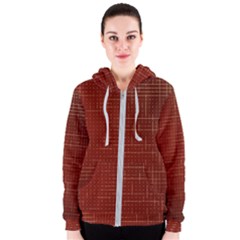 Grid Background Pattern Wallpaper Women s Zipper Hoodie