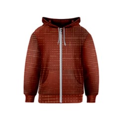 Grid Background Pattern Wallpaper Kids  Zipper Hoodie