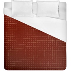 Grid Background Pattern Wallpaper Duvet Cover (king Size)