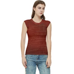 Grid Background Pattern Wallpaper Women s Raglan Cap Sleeve T-shirt by Maspions