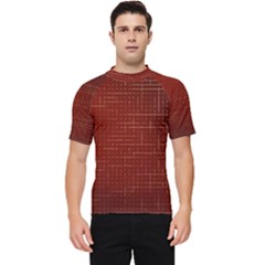 Grid Background Pattern Wallpaper Men s Short Sleeve Rash Guard