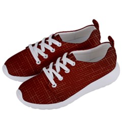 Grid Background Pattern Wallpaper Women s Lightweight Sports Shoes by Maspions