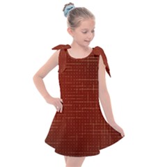 Grid Background Pattern Wallpaper Kids  Tie Up Tunic Dress by Maspions