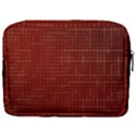 Grid Background Pattern Wallpaper Make Up Pouch (Large) View2