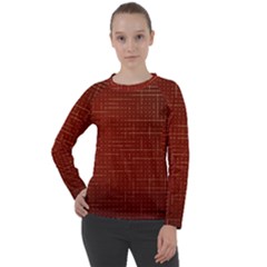 Grid Background Pattern Wallpaper Women s Long Sleeve Raglan T-shirt