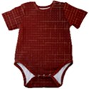 Grid Background Pattern Wallpaper Baby Short Sleeve Bodysuit View1