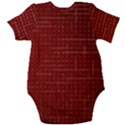 Grid Background Pattern Wallpaper Baby Short Sleeve Bodysuit View2