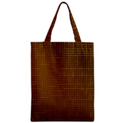 Anstract Gold Golden Grid Background Pattern Wallpaper Zipper Classic Tote Bag by Maspions