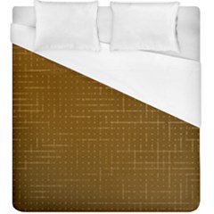 Anstract Gold Golden Grid Background Pattern Wallpaper Duvet Cover (king Size)