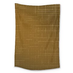 Anstract Gold Golden Grid Background Pattern Wallpaper Large Tapestry