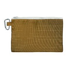 Anstract Gold Golden Grid Background Pattern Wallpaper Canvas Cosmetic Bag (large) by Maspions