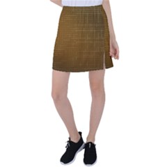 Anstract Gold Golden Grid Background Pattern Wallpaper Tennis Skirt