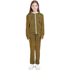 Anstract Gold Golden Grid Background Pattern Wallpaper Kids  Tracksuit