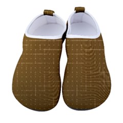 Anstract Gold Golden Grid Background Pattern Wallpaper Women s Sock-style Water Shoes