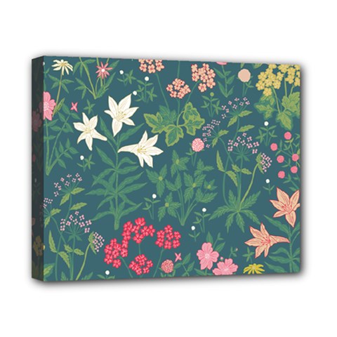 Spring Small Flowers Canvas 10  X 8  (stretched)