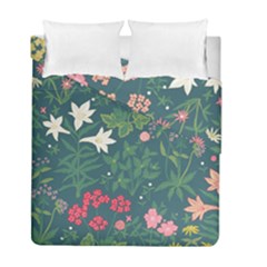 Spring Small Flowers Duvet Cover Double Side (full/ Double Size) by AlexandrouPrints