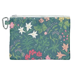 Spring Small Flowers Canvas Cosmetic Bag (xl) by AlexandrouPrints