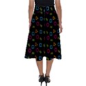 Background Ornamental Pattern Perfect Length Midi Skirt View2