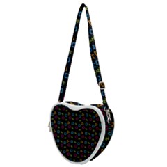 Background Ornamental Pattern Heart Shoulder Bag