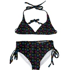 Background Ornamental Pattern Kids  Classic Bikini Set