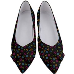 Background Ornamental Pattern Women s Bow Heels by Maspions