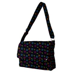 Background Ornamental Pattern Full Print Messenger Bag (m)