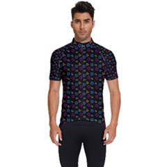 Background Ornamental Pattern Men s Short Sleeve Cycling Jersey