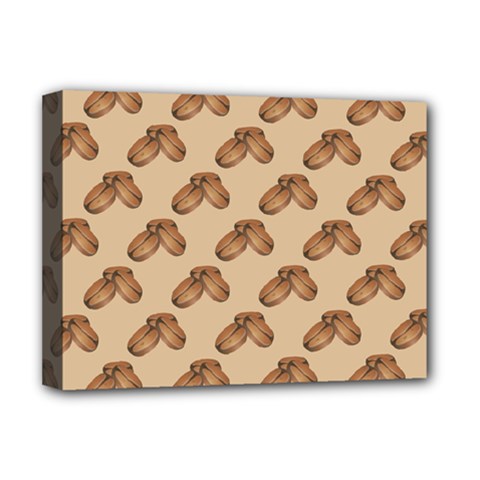 Coffee Beans Pattern Texture Deluxe Canvas 16  X 12  (stretched) 